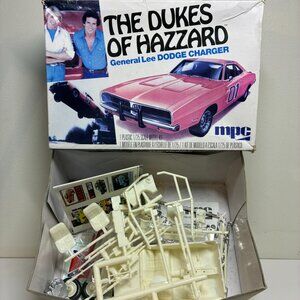 Vintage Mpc The Dukes of Hazzard General Lee Dodge Charger 1/25 Parts Or Repair
